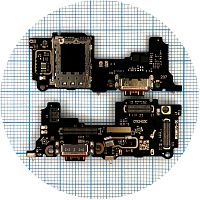 Шлейф Xiaomi Poco F6 Pro з роз'ємами зарядки та Sim-карти з мікрофоном - нижня плата (AAA)