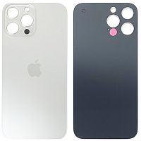 Задняя крышка Apple iPhone 13 Pro Max (белая оригинал Китай с кольцами)