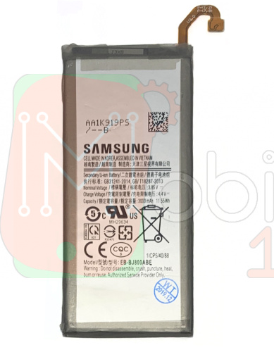 Акумулятор Samsung EB-BJ800ABE оригінал Китай J600 Galaxy J6 2018 A600 Galaxy A6 3000 mAh