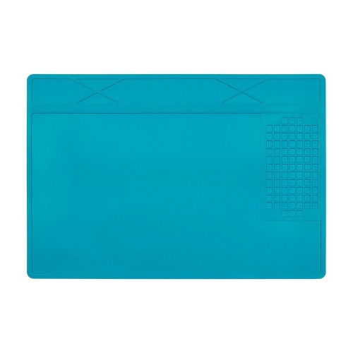 Мат силиконовый, термоустойчивый Aida A-200, для ремонта портативной техники и раскладки запчастей (310x210мм)