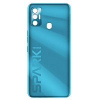 Задня кришка Tecno Spark 7 KF6n (блакитна, Morpheus Blue)