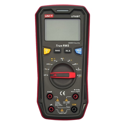 Мультиметр цифровий UNI-T UT60BT з функцією True RMS, Bluetooth, NCV, підсвічуванням, автовизначенням, термопарою (струм до 10A) фото 3 Мультиметр цифровий UNI-T UT60BT з функцією True RMS, Bluetooth, NCV, підсвічуванням, автовизначенням, термопарою (струм до 10A) фото 3