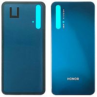 Задняя крышка Huawei Honor 20 YAL-L21, YAL-AL00, совм. Nova 5T (синяя, Phantom Blue оригинал Китай)