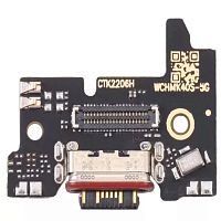 Шлейф Xiaomi Poco F4 із роз'ємом зарядки - нижня плата (AAA)