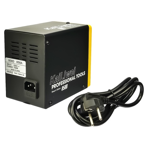 Паяльна станція KaiLiwei 858B, фен з датчиком нахилу, цифрова індикація (220V, 700W) фото 5