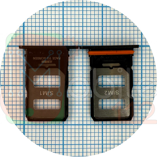 Тримач SIM карти Xiaomi Redmi Note 13 Pro+ 5G (чорний 2 SIM)