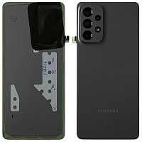 Задняя крышка Samsung Galaxy A73 5G A736B (черная оригинал Китай со стеклом камеры)