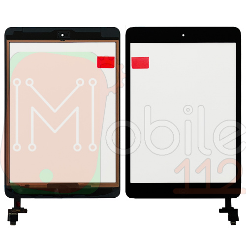 Тачскрін Apple iPad mini, iPad mini 2 Retina (чорний OCA Pro повний iз кнопкою Home)
