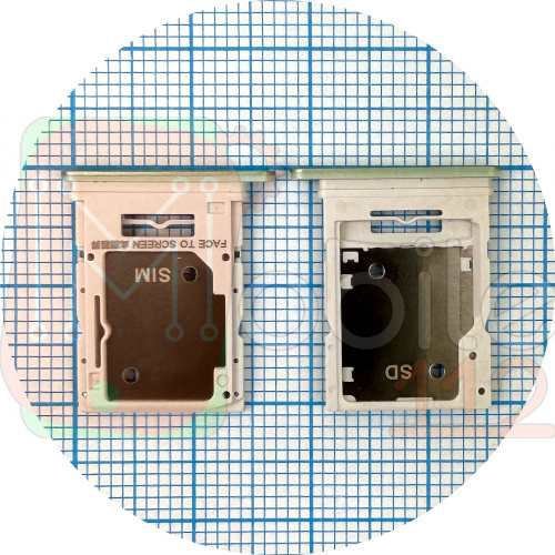 Тримач Sim картки Xiaomi Redmi Note 13 4G (зелений 2 SIM)