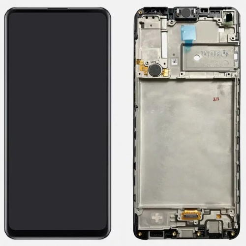 Дисплей Samsung Galaxy A21s A217F з тачскріном (оригінал 100% Service Pack з рамкою)