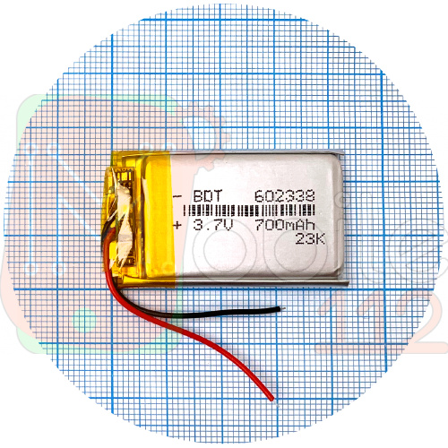 Акумулятор універсальний 602338 42 х 25 х 6 мм 700 mAh 3.7V