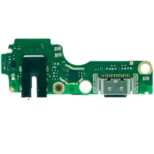 Шлейф Tecno Spark 30C KL5 з роз'ємами зарядки, навушників та мікрофоном - нижня плата (AAA)