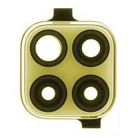 Скло камери Huawei P40 Lite JNY-LX1 (у золотистій рамці)