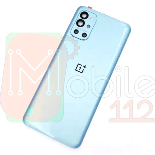 Задняя крышка OnePlus 9R (синяя оригинал Китай со стеклом камеры)