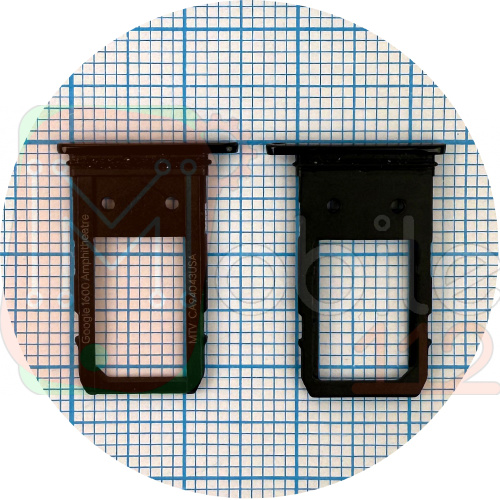 Тримач SIM карти Google Pixel 3a, Pixel 3a XL (чорний)