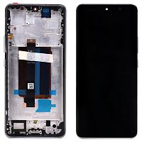 Дисплей Xiaomi Redmi Note 13 Pro+ Plus 5G з тачскріном (оригінал Китай із сріблястою рамкою)