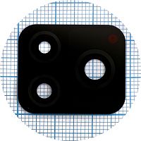 Стекло камеры Vivo Y52s (черное)