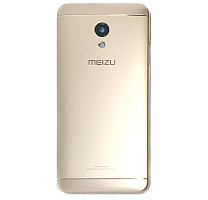 Задня кришка Meizu M5s M612H (золотиста зі склом камери)