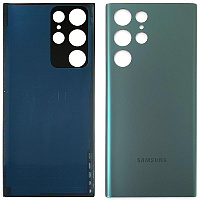Задня кришка Samsung Galaxy S22 Ultra 5G S908 (зелена оригінал Китай)