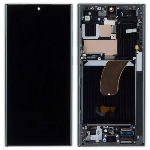 Дисплей Samsung Galaxy S23 Ultra 5G S918 + тачскрин (IN-CELL с черной рамкой)