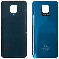 Задня кришка Xiaomi Redmi Note 9 Pro M2003J6B2G суміст. Redmi Note 9S, Note 9 Pro Max (синя оригінал Китай)