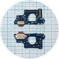 Шлейф Samsung Galaxy S20 FE G780F, Galaxy S20 FE 5G G781B, с разъемом зарядки и микрофоном (AAA)