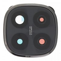 Стекло камеры Xiaomi Redmi Note 14 Pro+ 5G (с черной рамкой)