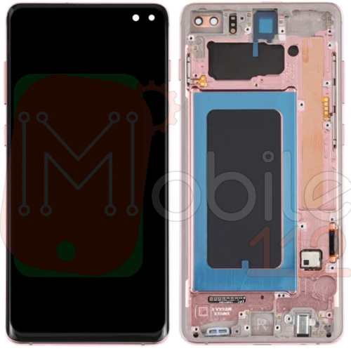 Дисплей Samsung Galaxy S10 Plus G975F з тачскріном (оригінал REF з рожевою рамкою)