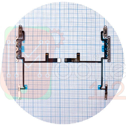 Шлейф Apple iPhone X з кнопками гучності (AAA) фото 2