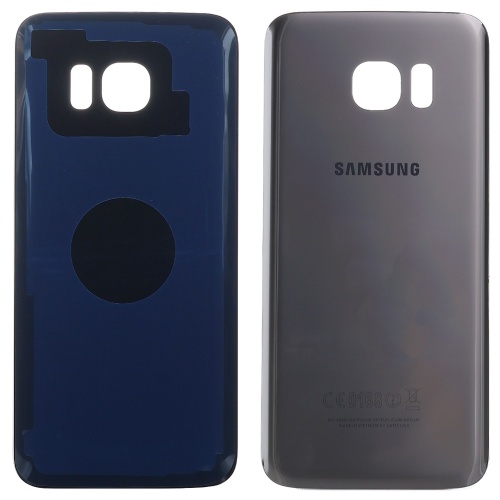 Задняя крышка Samsung Galaxy S7 Edge G935F (серебристая оригинал Китай)