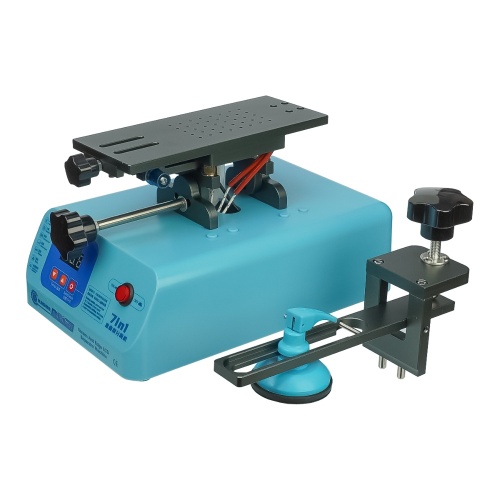 Сепаратор 8,5" (19,5 x 8 см) Sunshine S-918L Plus з поворотною, похилою робочою поверхнею, затискачем та вбудованим компресором фото 5