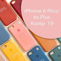 Чехол Silicone case для iPhone 6 Plus, 6S Plus (розовый №19)