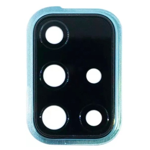 Скло камери Samsung Galaxy A71 A715F (у блакитній рамці)