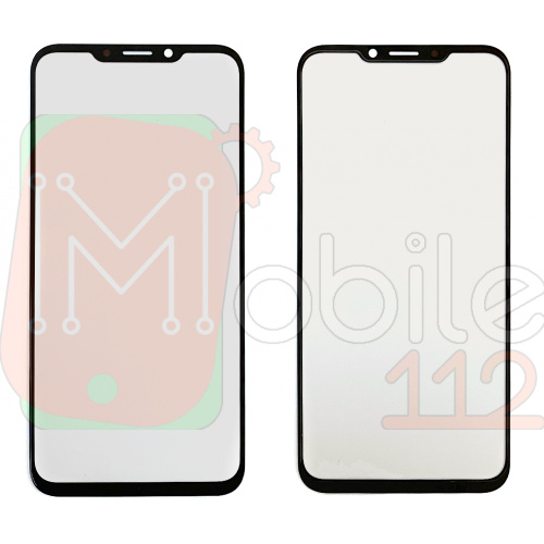 Скло дисплея Meizu X8 M852H (чорне з OCA плівкою)