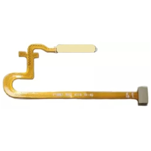 Шлейф Realme C55 RMX3710 з кнопкою включення та сканером відбитка пальця (золотистий оригінал Китай)