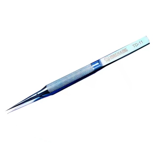 Пінцет Mechanic TD-11 прямий гострий, немагнітний, 140 мм Пінцет Mechanic TD-11 прямий гострий, немагнітний, 140 мм