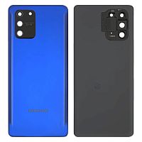 Задняя крышка Samsung Galaxy S10 Lite G770F (синяя оригинал Китай со стеклом камеры)