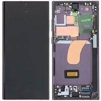 Дисплей Samsung Galaxy S23 Ultra 5G S918 з тачскріном (OLED Small Glass з рамкою)