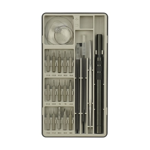 Набор инструментов Aida 223-1 23in1 (ручка, 15 бит, лопатка, присоска, медиатор, 2 пинцета, SIM-ключ, магнитайзер) фото 2