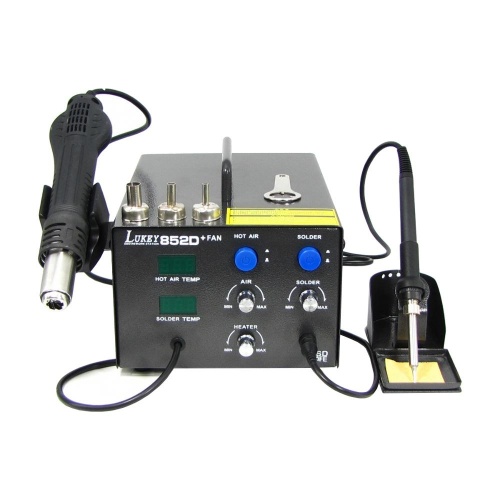 Паяльна станція LUKEY 852D+FAN фен, паяльник