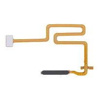 Шлейф Oppo A76 CPH2375 з кнопкою включення та сканером відбитка пальця (AAA черный)