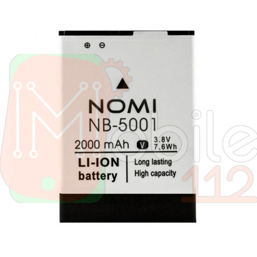 Акумулятор Nomi NB-5001 оригінал Китай i5001 EVO M3 2000 mAh