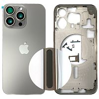 Корпус Apple iPhone 15 Pro Max у зборі (сірий, Natural Titanium US без SIM)