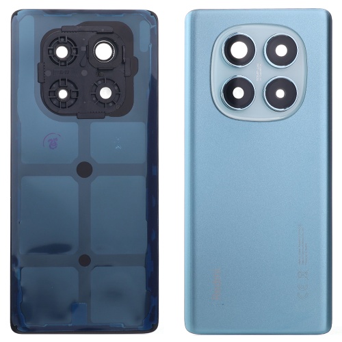 Задня кришка Xiaomi Redmi Note 14 Pro 4G (блакитна зі склом камери)