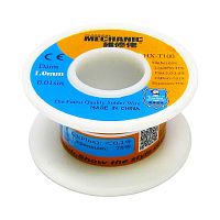 Припій Mechanic HX-T100 1,0 мм, 55 г, Sn 63%, Pb 37%