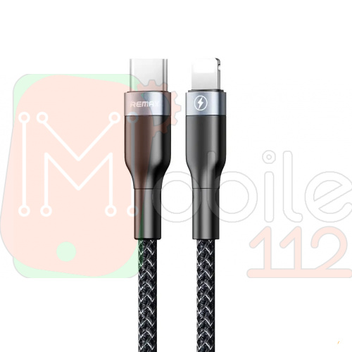 Кабель зарядки Remax RC-009 Type-C to Lightning Sury 2 Series FC PD 20W 1 метр черный