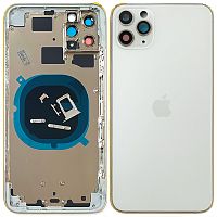 Корпус Apple iPhone 11 Pro Max (серебристый AAAA)