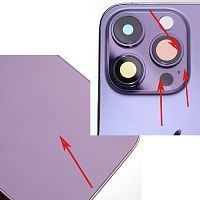 Корпус Apple iPhone 14 Pro (фіолетовий оригінал Китай EU - уцінка)