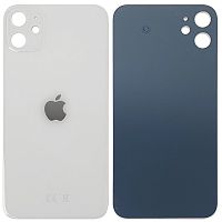 Задняя крышка Apple iPhone 11 (белая оригинал Китай с кольцами)