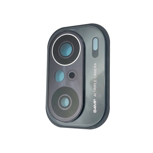 Скло камери Xiaomi Poco F3, Mi 11i, Redmi K40 (з чорною рамкою)